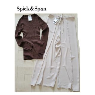 スピックアンドスパン(Spick & Span)の新品 スピックアンドスパン ラップパンツ(カジュアルパンツ)