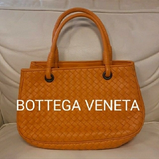 ボッテガヴェネタ(Bottega Veneta)の美品　ボッテガ ヴェネタ 茶系 イントレチャート　サッチェル　トートバッグ(ハンドバッグ)