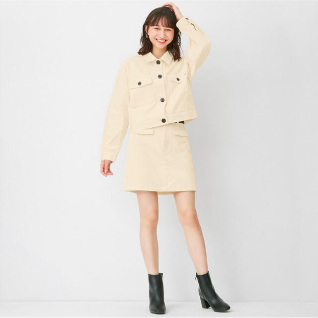 GU ジーユー コーデュロイミニスカート Mサイズ | フリマアプリ ラクマ