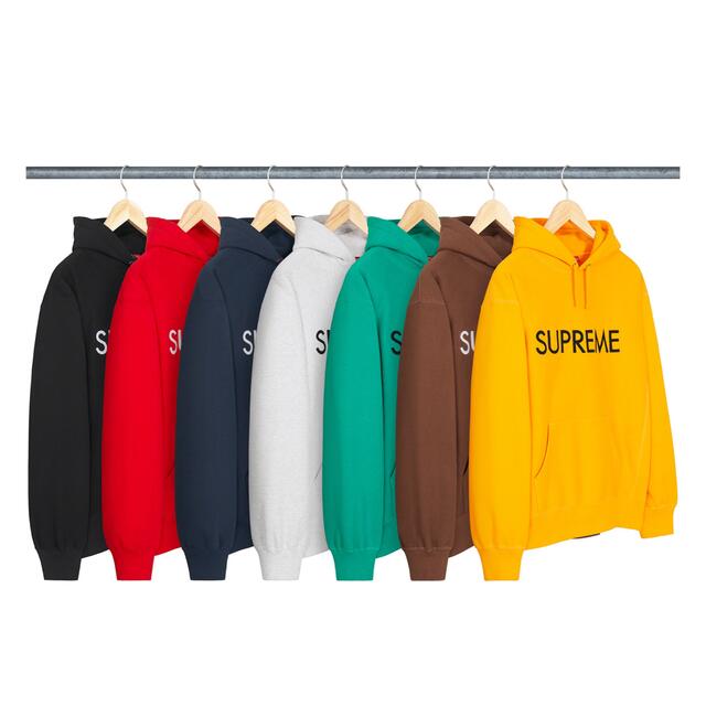 supreme Capital Hooded Sweatshirt XXL