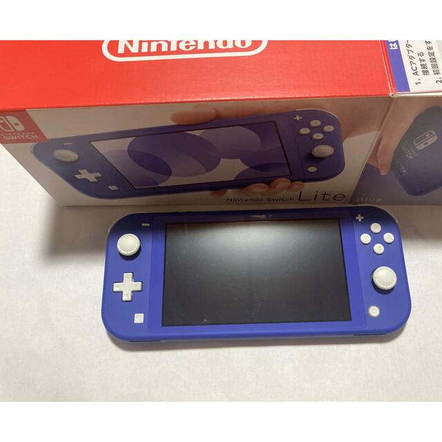 任天堂(ニンテンドウ)のNintendo Switch LITE ブルー 本体 エンタメ/ホビーのゲームソフト/ゲーム機本体(家庭用ゲーム機本体)の商品写真