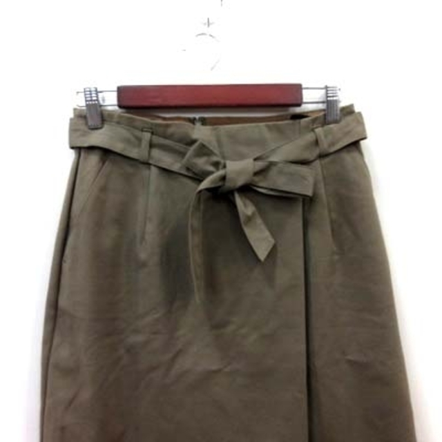 ANAYI(アナイ)のアナイ タイトスカート ミモレ ロング ウエストマーク 38 茶 ブラウン レディースのスカート(ロングスカート)の商品写真