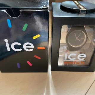 アイスウォッチ(ice watch)のアイスウォッチ　icewatch　ブラック　ローズゴールド(腕時計)