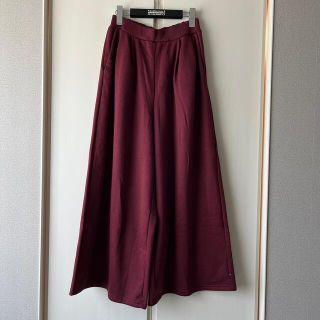 ベルーナ(Belluna)の裏起毛ワイドパンツ(タグ付き・試着のみ品)(カジュアルパンツ)