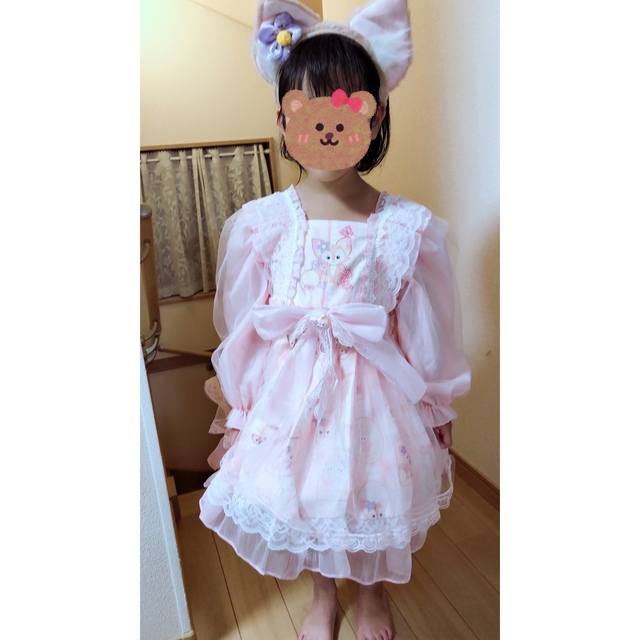 ありんこ様　専用　子供ドレス　めちゃ可愛いリーナベルドレス キッズ/ベビー/マタニティのキッズ服女の子用(90cm~)(ドレス/フォーマル)の商品写真