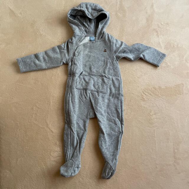 babyGAP(ベビーギャップ)のbabyGAP ロンパース　80cm Gray キッズ/ベビー/マタニティのベビー服(~85cm)(ロンパース)の商品写真