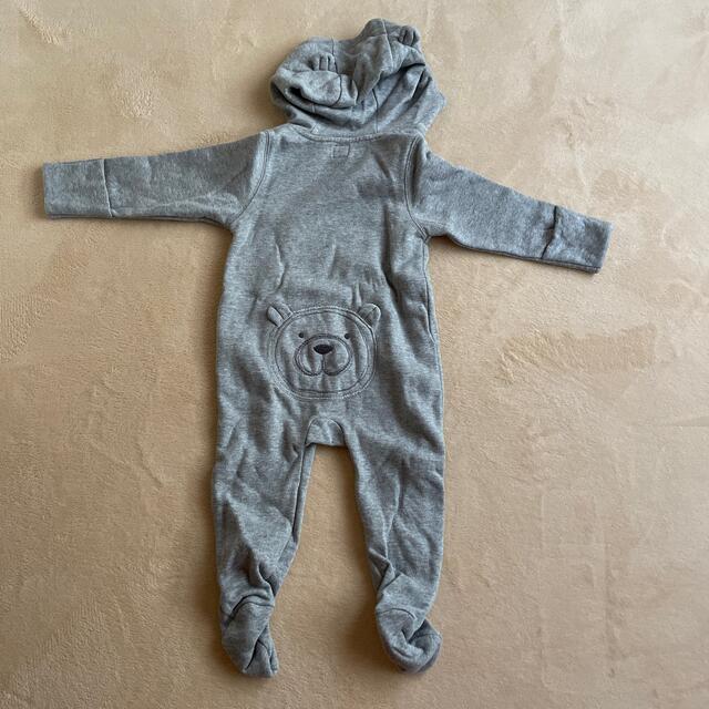 babyGAP(ベビーギャップ)のbabyGAP ロンパース　80cm Gray キッズ/ベビー/マタニティのベビー服(~85cm)(ロンパース)の商品写真