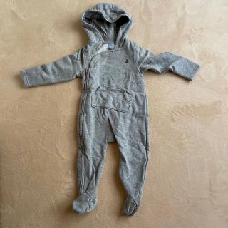 ベビーギャップ(babyGAP)のbabyGAP ロンパース　80cm Gray(ロンパース)