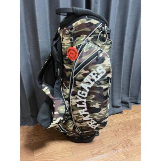 美品 パーリーゲイツ スタンド キャディバッグ 迷彩 カモフラ ネーム