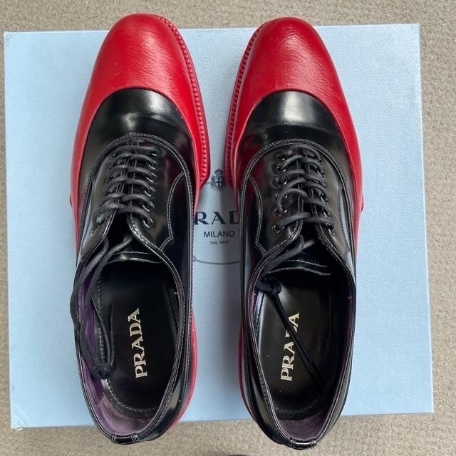 PRADA - 名作 PRADA 2012AW ラバーソールシューズの通販 by PRADA - 名作 PRADA 2012AW ラバーソールシューズの通販 by