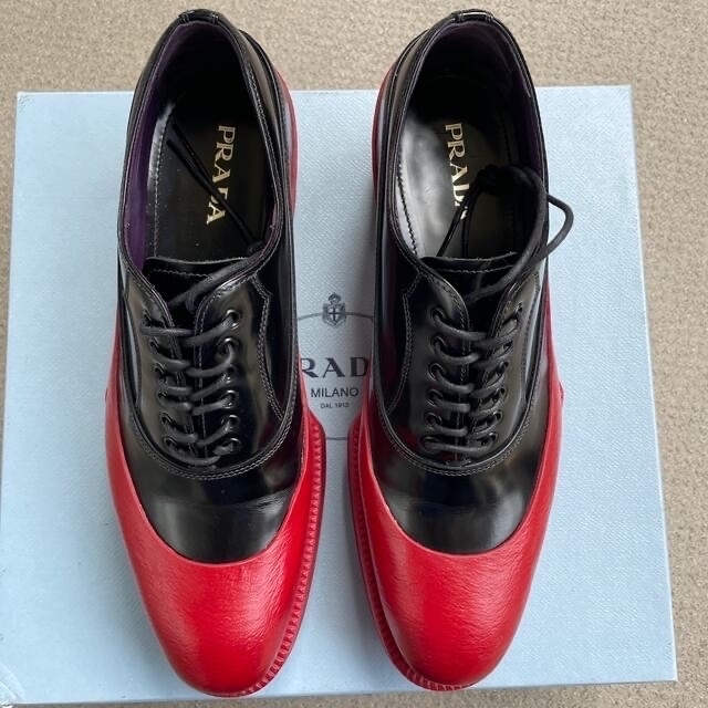 PRADA - 名作 PRADA 2012AW ラバーソールシューズの通販 by PRADA - 名作 PRADA 2012AW ラバーソールシューズの通販 by