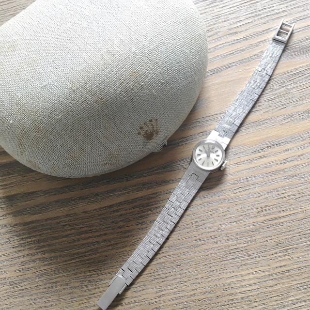 ROLEX(ロレックス)の本日まで 希少 ロレックス オーキッド K18 WGカクテルウォッチ 稼動品 レディースのファッション小物(腕時計)の商品写真