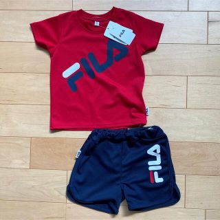 フィラ(FILA)の新品 FILA 半袖 セットアップ 上下セット 95(Tシャツ/カットソー)