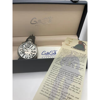 ガガミラノ(GaGa MILANO)のガガミラノ　自動巻　オープンハート　箱付(腕時計(アナログ))