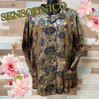 センソユニコ(Sensounico)の【SENSOUNICO】激レア♡花柄グラデーションシャツ　羽織り(シャツ/ブラウス(長袖/七分))