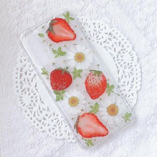 全機種♡いちごのスマホケース♡iPhone Googlepixel (モバイルケース/カバー)