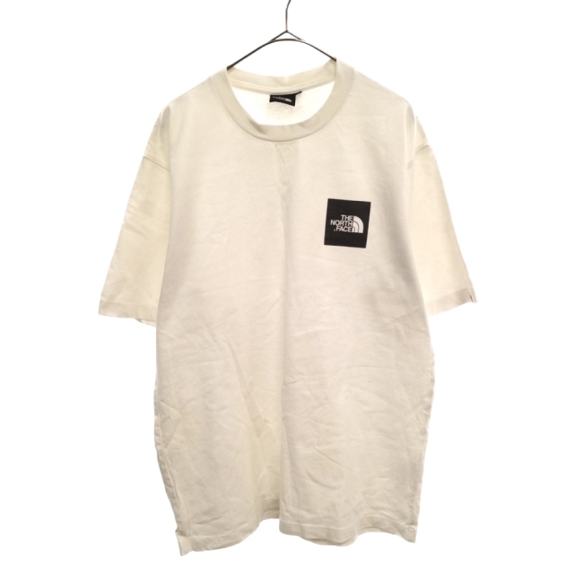 THE NORTH FACE(ザノースフェイス)のTHE NORTH FACE ザノースフェイス Small Square Logo S／S Tee スクエアロゴプリントTシャツ ホワイト メンズのトップス(Tシャツ/カットソー(半袖/袖なし))の商品写真