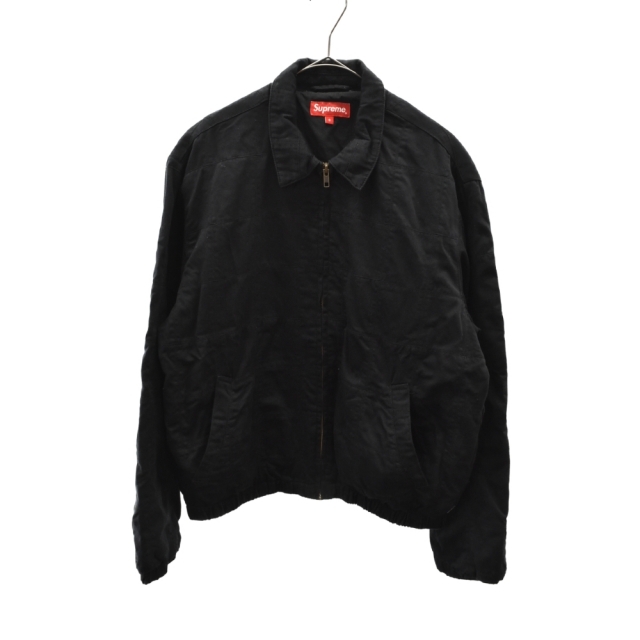 Supreme(シュプリーム)のSUPREME シュプリーム 19SS Patchwork Harrington Jacket コットン中綿ブルゾン ジャケット ブラック メンズのジャケット/アウター(フライトジャケット)の商品写真