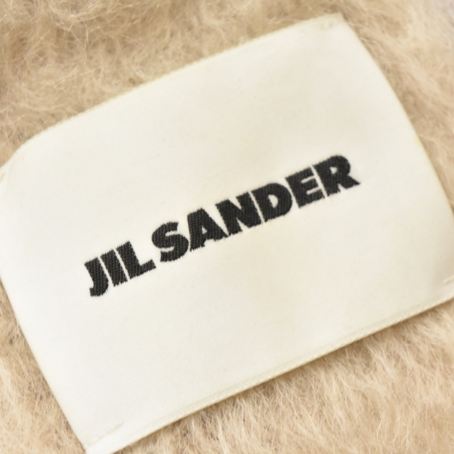 Jil Sander(ジルサンダー)のJIL SANDER ジルサンダー 20AW モヘア混マフラー フリンジスカーフ ベージュ/ブラウン JSPR902017 メンズのファッション小物(マフラー)の商品写真