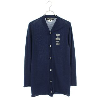 コムデギャルソンオムプリュス(COMME des GARCONS HOMME PLUS)のコムデギャルソンオムプリュス ×ジェイミーリード 08AW PB-N023/Time For Magic期 AD2008英字プリントカーディガン メンズ S(カーディガン)