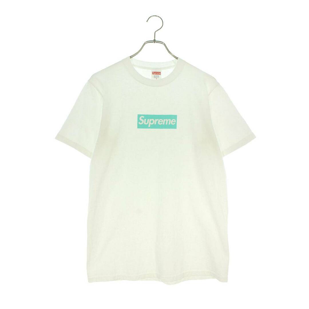 シュプリーム ×ティファニー TIFFANY&Co.  21AW  Box Logo Tee ボックスロゴTシャツ  メンズ S
