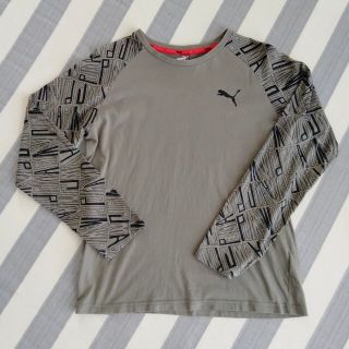 プーマ(PUMA)のPUMA　ロングＴシャツ　グレー　160cm(Tシャツ/カットソー)