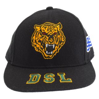 ディーゼル(DIESEL)のDIESEL ディーゼル タイガー刺繍デザイン キャップ ブラック(キャップ)