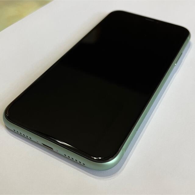 美品 iPhone 11 64GB グリーン SIMフリー - スマートフォン本体