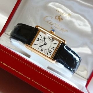 カルティエ(Cartier)の☆希少美品☆ OH済 カルティエ マストタンク オパラン SM / 腕時計(腕時計)