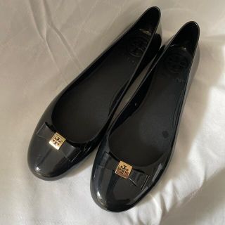 トリーバーチ(Tory Burch)のTory Burch トリーバーチ　レインパンプス　ブラック　24.5(ハイヒール/パンプス)