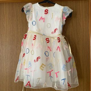 シモネッタ(Simonetta)のお値下げしました⭐️シモネッタ　アルファベット刺繍ワンピース　100(ワンピース)