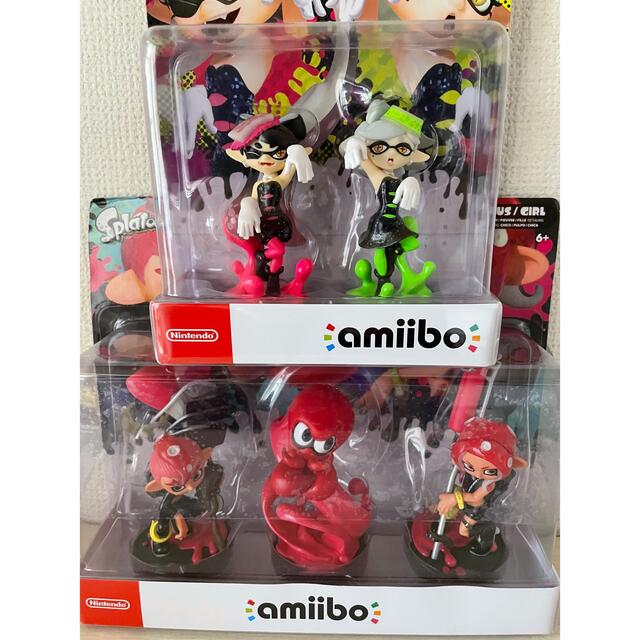 スプラトゥーン　amiibo トリプルセット＋シオカラーズセットタコ