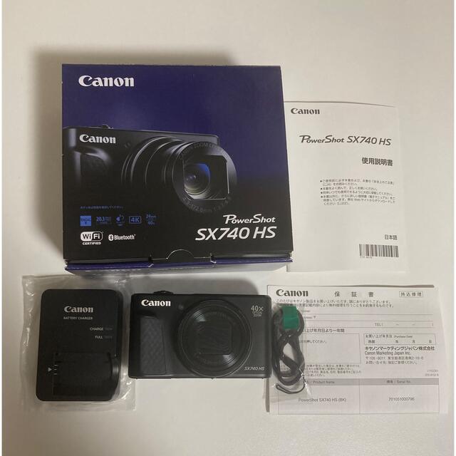 最大45%OFFクーポン canon カメラ PowerShot SX740 HS BK ブラック