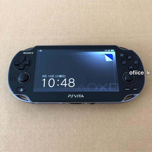 PlayStation Vita(プレイステーションヴィータ)のPlayStation Vita 3G Wi-Fiモデル PCH1100 エンタメ/ホビーのゲームソフト/ゲーム機本体(家庭用ゲーム機本体)の商品写真