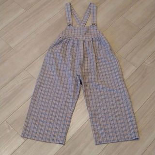 ザラキッズ(ZARA KIDS)のZARA　ザラベビー　チェック　パンツ　サロペット(パンツ/スパッツ)