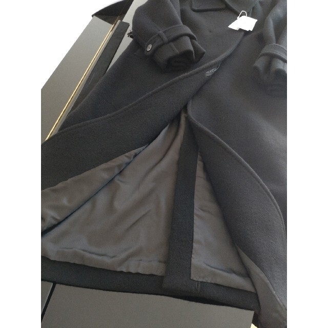 FRAY I.D(フレイアイディー)のお値下げ　フレイアイディー♡コートカバー、ボリュームスリーブコート　ブラック レディースのジャケット/アウター(ロングコート)の商品写真
