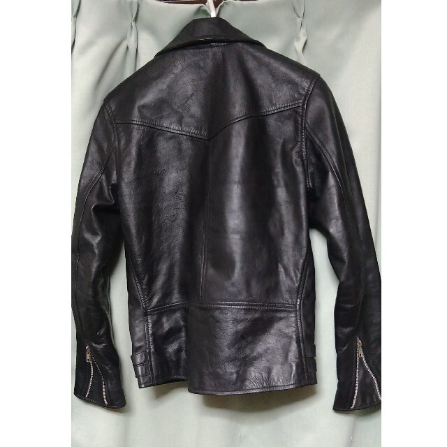 JET LEATHER ライダースジャケット　ロンジャン メンズのジャケット/アウター(ライダースジャケット)の商品写真