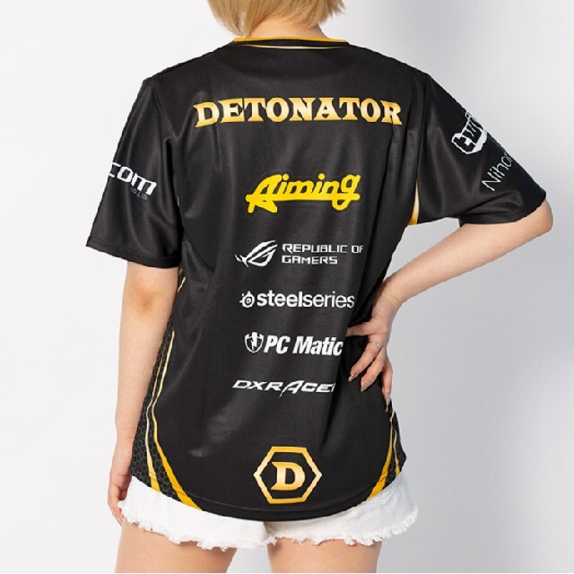 ■新品 DeToNator ユニフォーム 定価14300円 Tシャツ eスポーツ メンズのトップス(Tシャツ/カットソー(半袖/袖なし))の商品写真