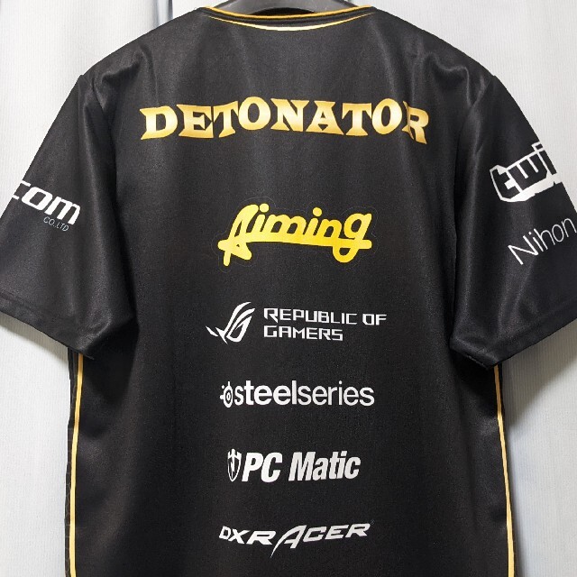 ■新品 DeToNator ユニフォーム 定価14300円 Tシャツ eスポーツ メンズのトップス(Tシャツ/カットソー(半袖/袖なし))の商品写真
