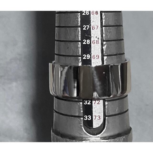 プレーン　平打ち10mm巾銀シルバー 925リングギフト指輪シンプル31号ub2 メンズのアクセサリー(リング(指輪))の商品写真