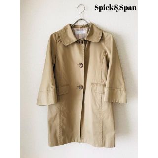 スピックアンドスパン(Spick & Span)の【Spick&Span】七分袖ステンカラーシングルコート(トレンチコート)