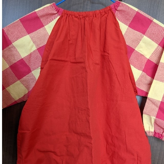 こども用スモック（110）2枚セット キッズ/ベビー/マタニティのキッズ服女の子用(90cm~)(その他)の商品写真