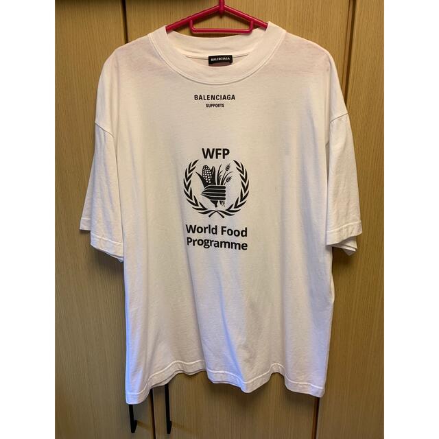 正規 19SS BALENCIAGA バレンシアガ WFP ロゴ Tシャツメンズ