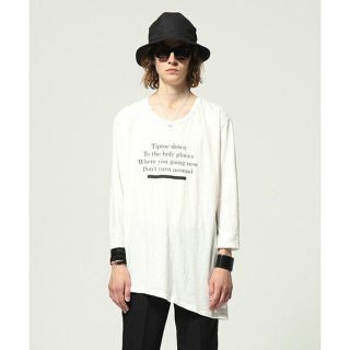 ウィザード(Wizzard)のWizzard / ASYMMETRY PRINT CUTSEW カットソー(Tシャツ/カットソー(七分/長袖))