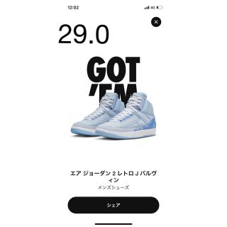 ナイキ(NIKE)のジョーダン2 29.0 限定アクセス(スニーカー)