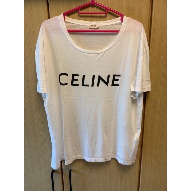 正規 19SS CELINE セリーヌ Hedi Slimane ロゴ Tシャツ