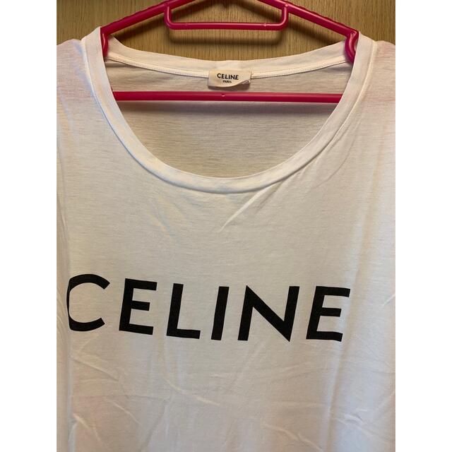 正規 19SS CELINE セリーヌ Hedi Slimane ロゴ Tシャツ