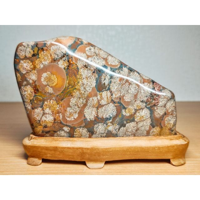 にともなう 花紋石 鑑賞石 原石 自然石 水石の通販 by ストーンヘンジ's