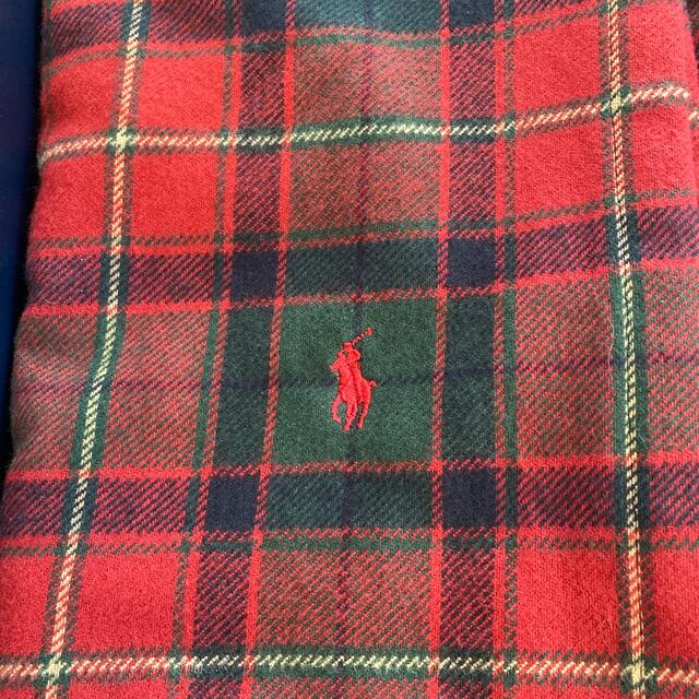 Ralph Lauren(ラルフローレン)の¥5200→¥5000 未使用　Ralph Lauren  コットンブランケット インテリア/住まい/日用品の寝具(その他)の商品写真