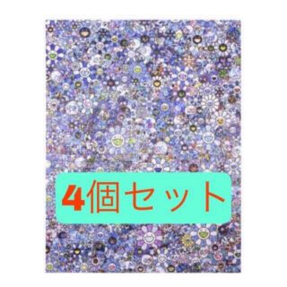 SKULLS & FLOWERS BLUE SIGNAL 村上隆 ４個セット(その他)